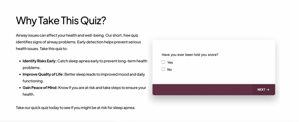 do i have sleep apnea quiz burlington ct