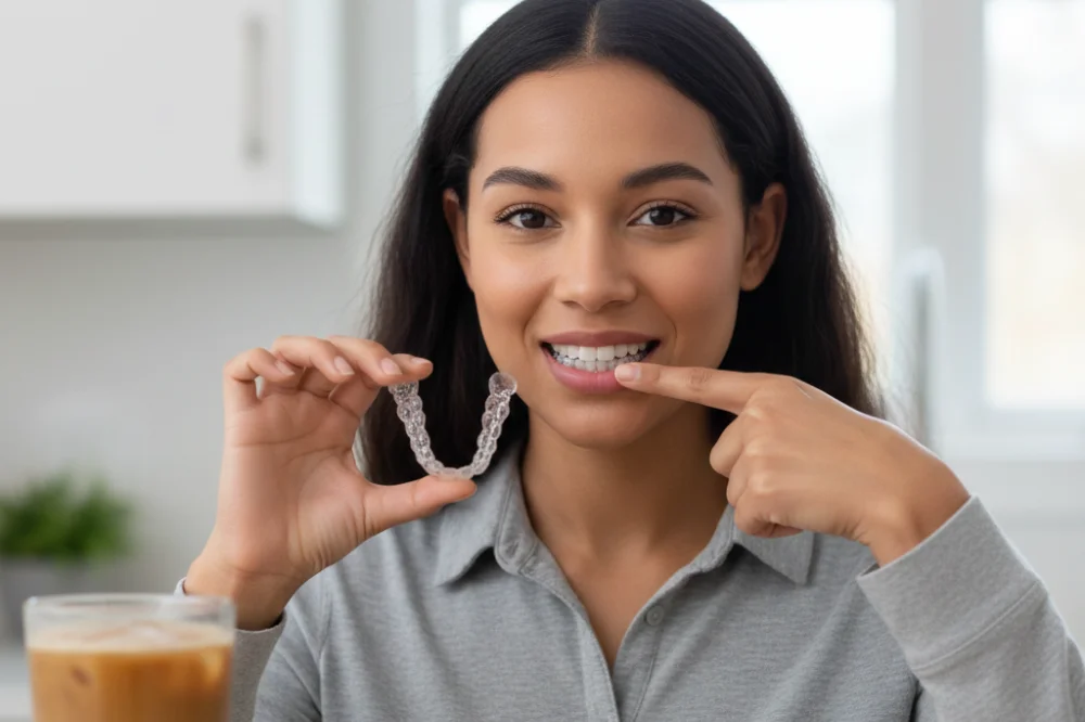 Can You Eat, Drink, or Smoke With Invisalign?